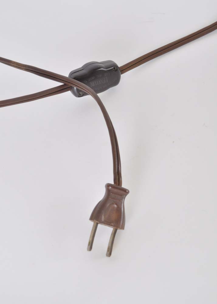 Vintage Lamp with Lion Head Details