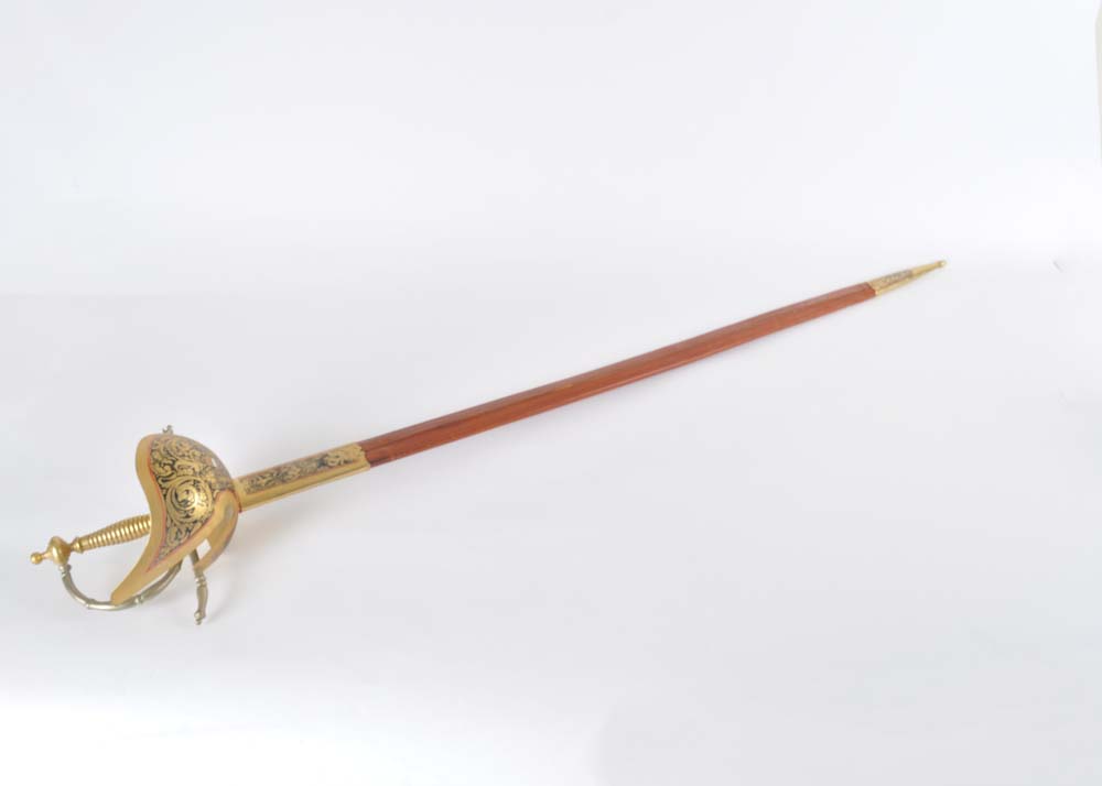 Spanish Cazoleta Ceremonial Sword by Toledo
