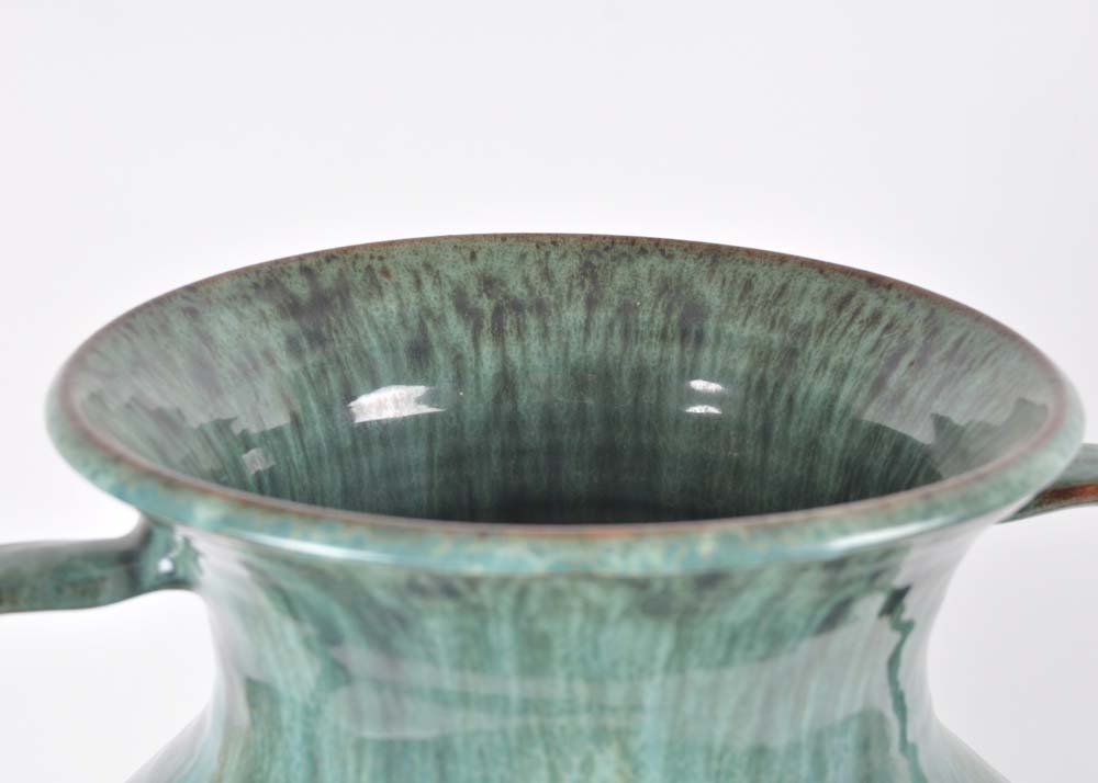 Large Turquoise Decorative Urn