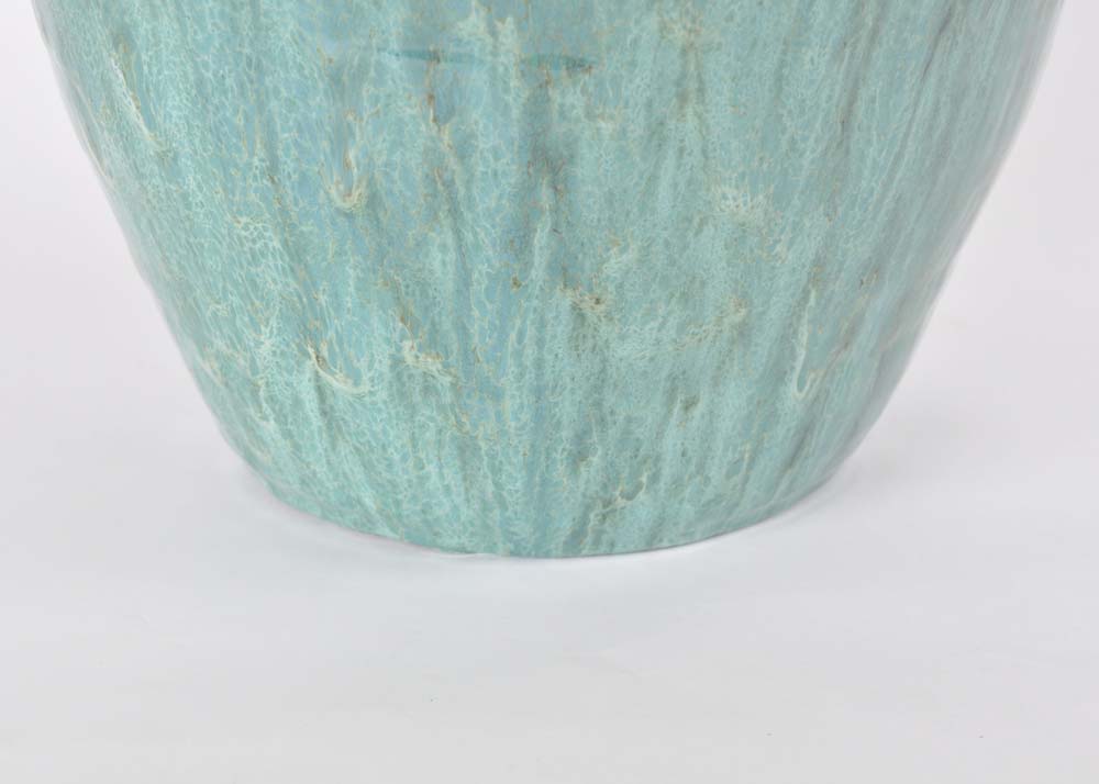Large Turquoise Decorative Urn