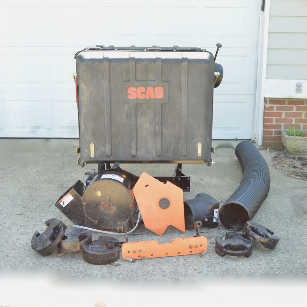 SCAG Grass Catcher and Accessories