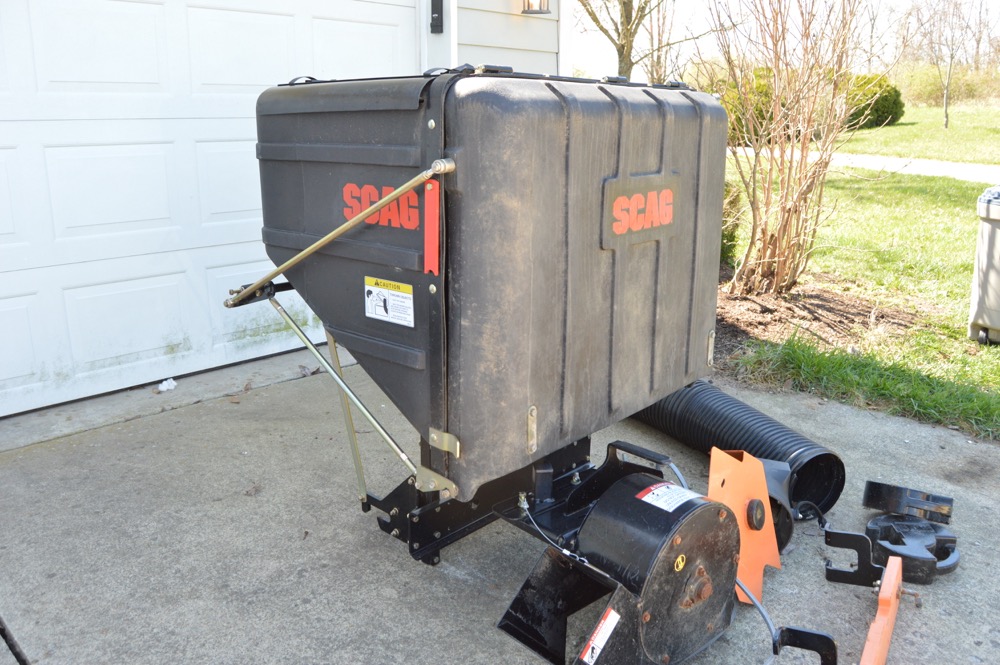 SCAG Grass Catcher and Accessories