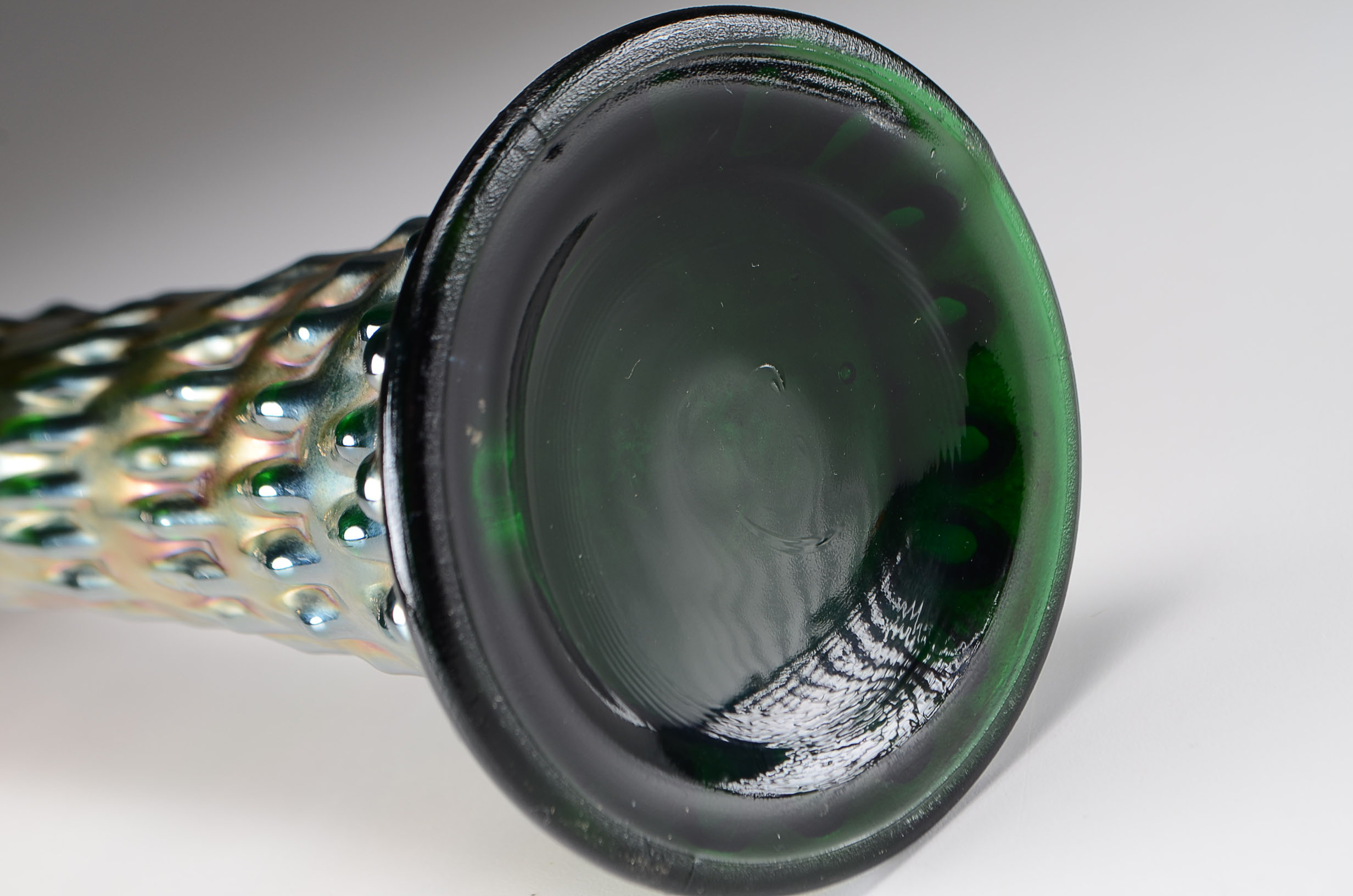 Fenton Rustic  Carnival Glass Vase