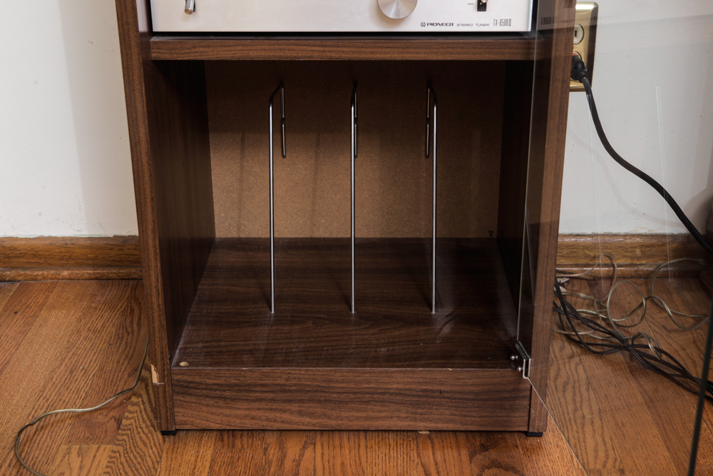 Pioneer Stereo Components with Multi Media Cabinet