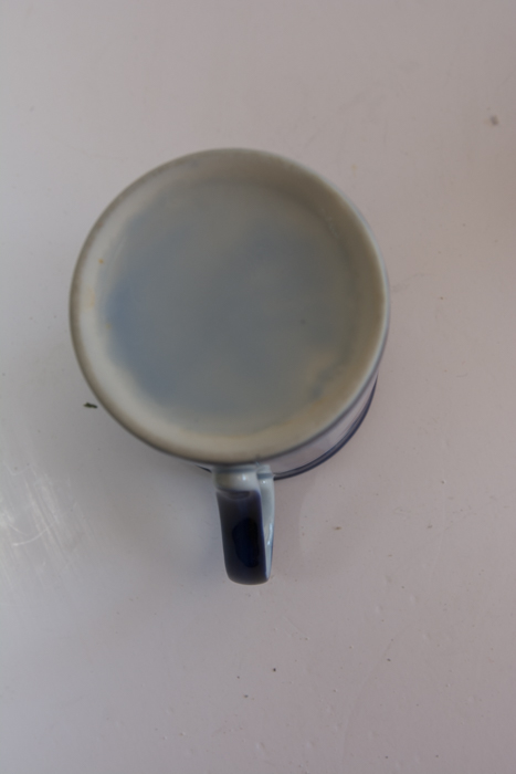 Assortment of Blue and White Kitchen Items