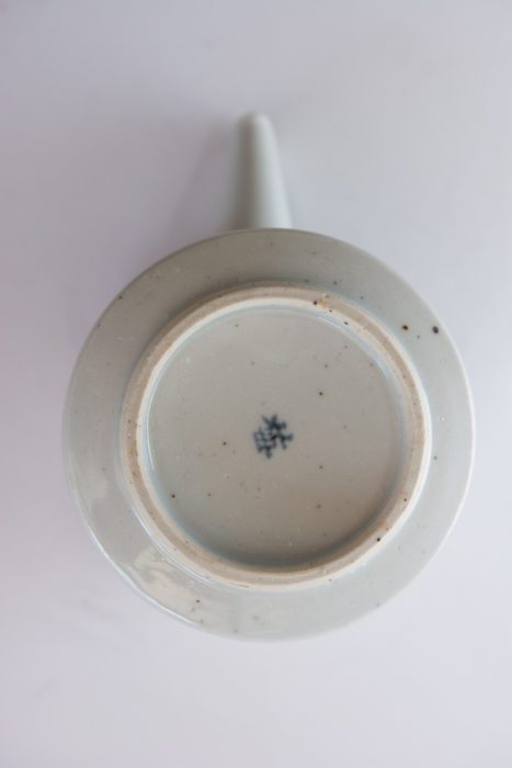 Assortment of Blue and White Kitchen Items