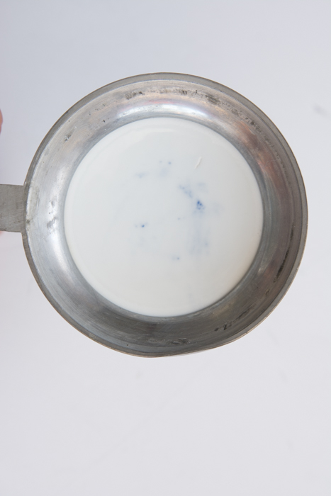 Assortment of Blue and White Kitchen Items