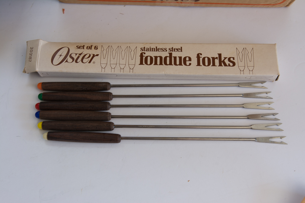 Vintage Oster Electric Fondue Set in Original Box