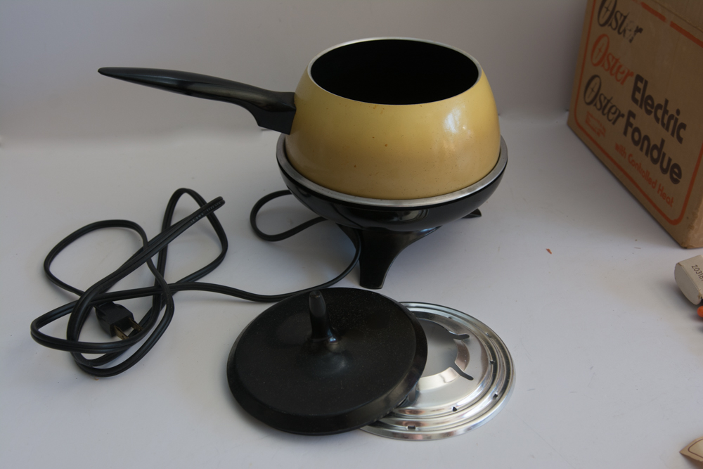 Vintage Oster Electric Fondue Set in Original Box