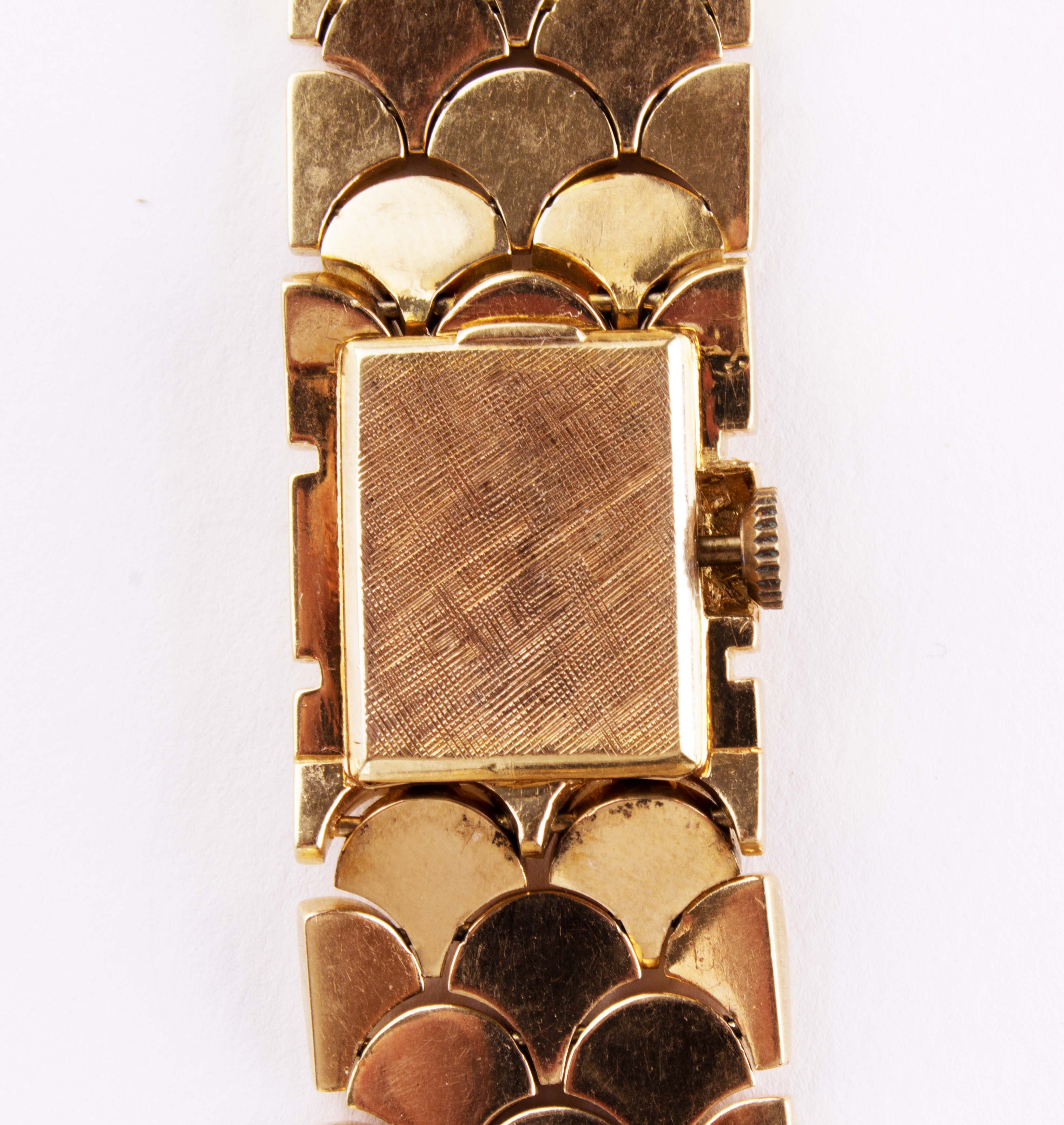 Vintage 18K Gold Diamond Ladies Rolex Watch