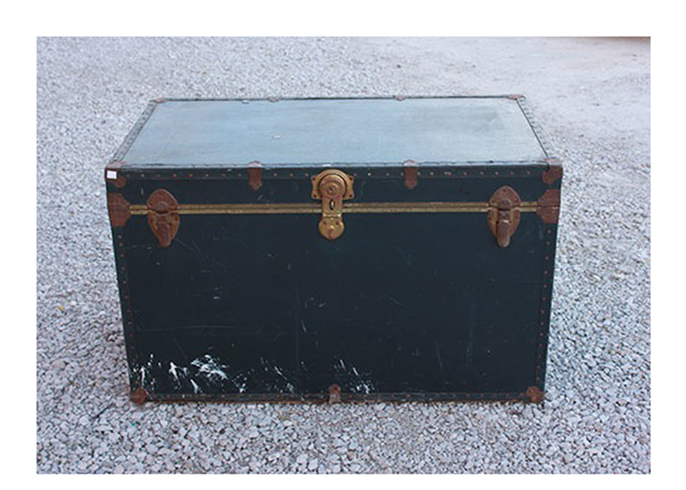 Vintage Long Lock Substantial Foot Locker