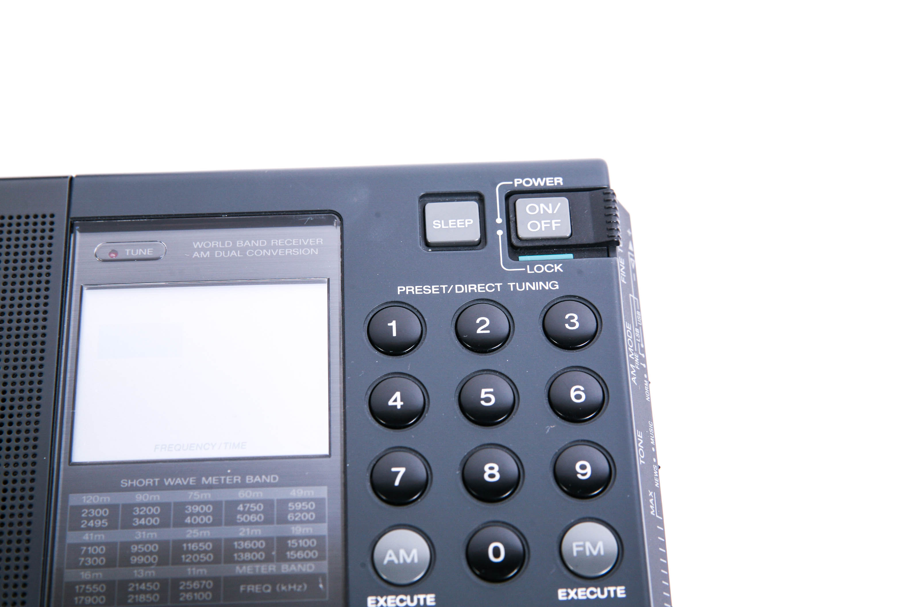 Sony ICF-SW7600GR AM/FM Shortwave World Band Receiver Radio