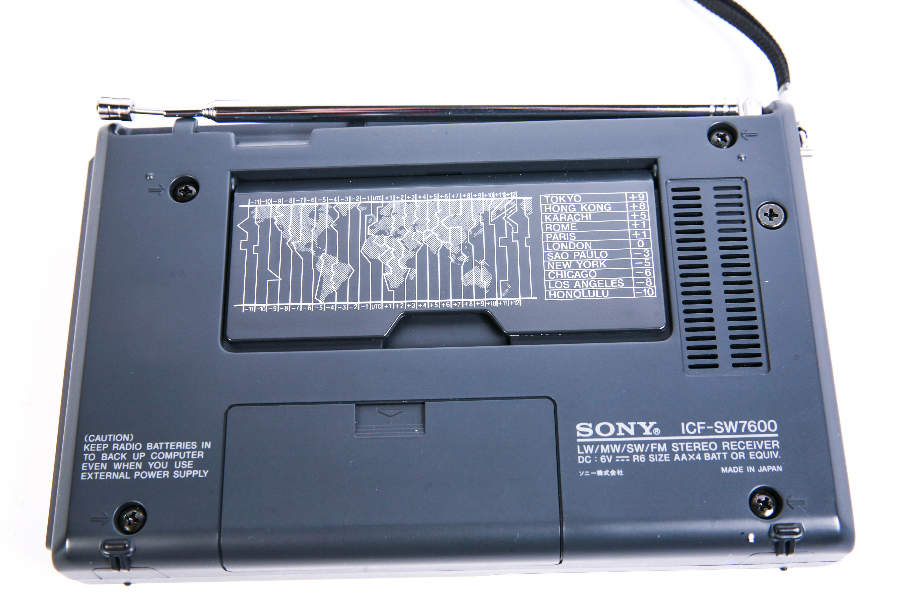 Sony ICF-SW7600GR AM/FM Shortwave World Band Receiver Radio