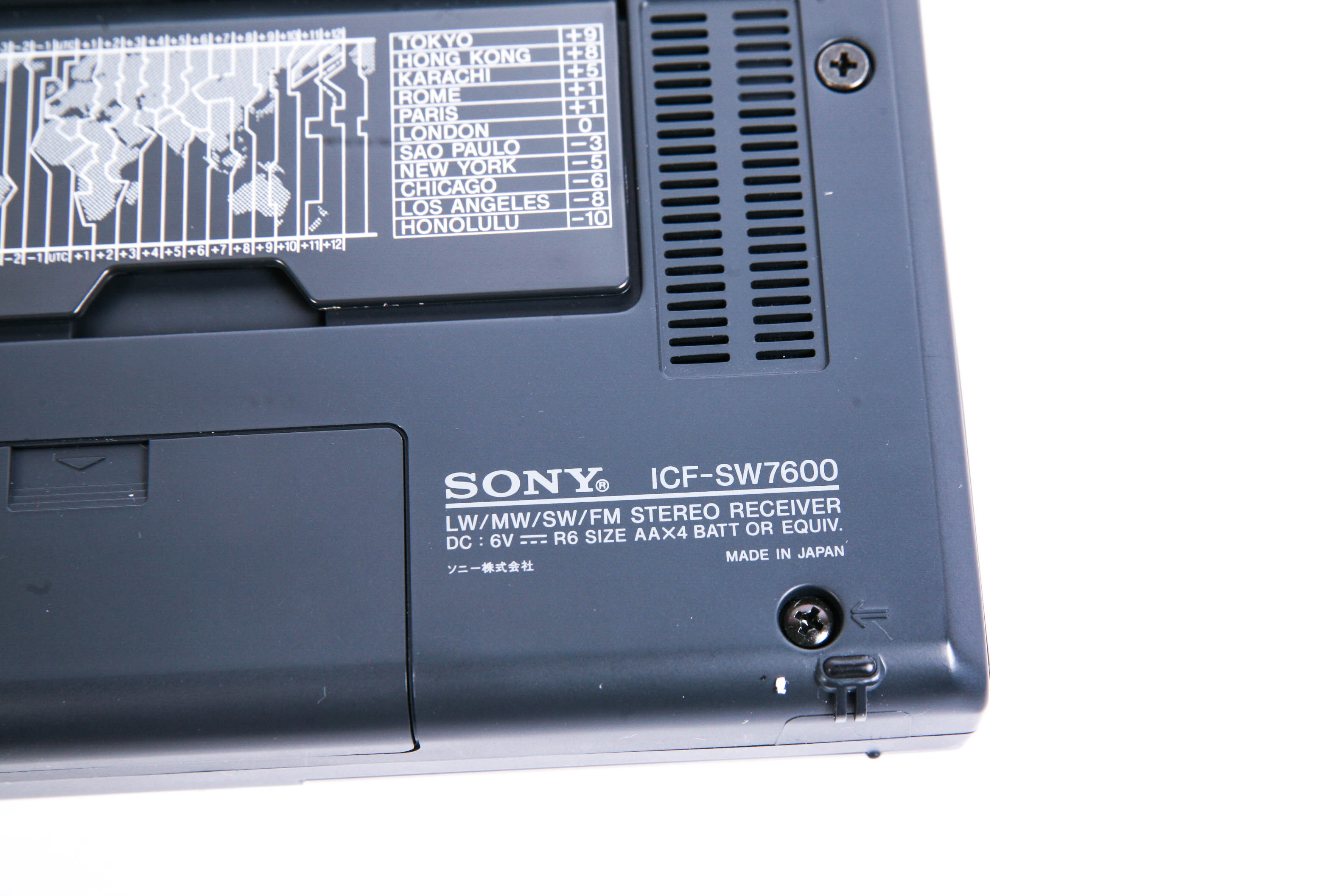 Sony ICF-SW7600GR AM/FM Shortwave World Band Receiver Radio