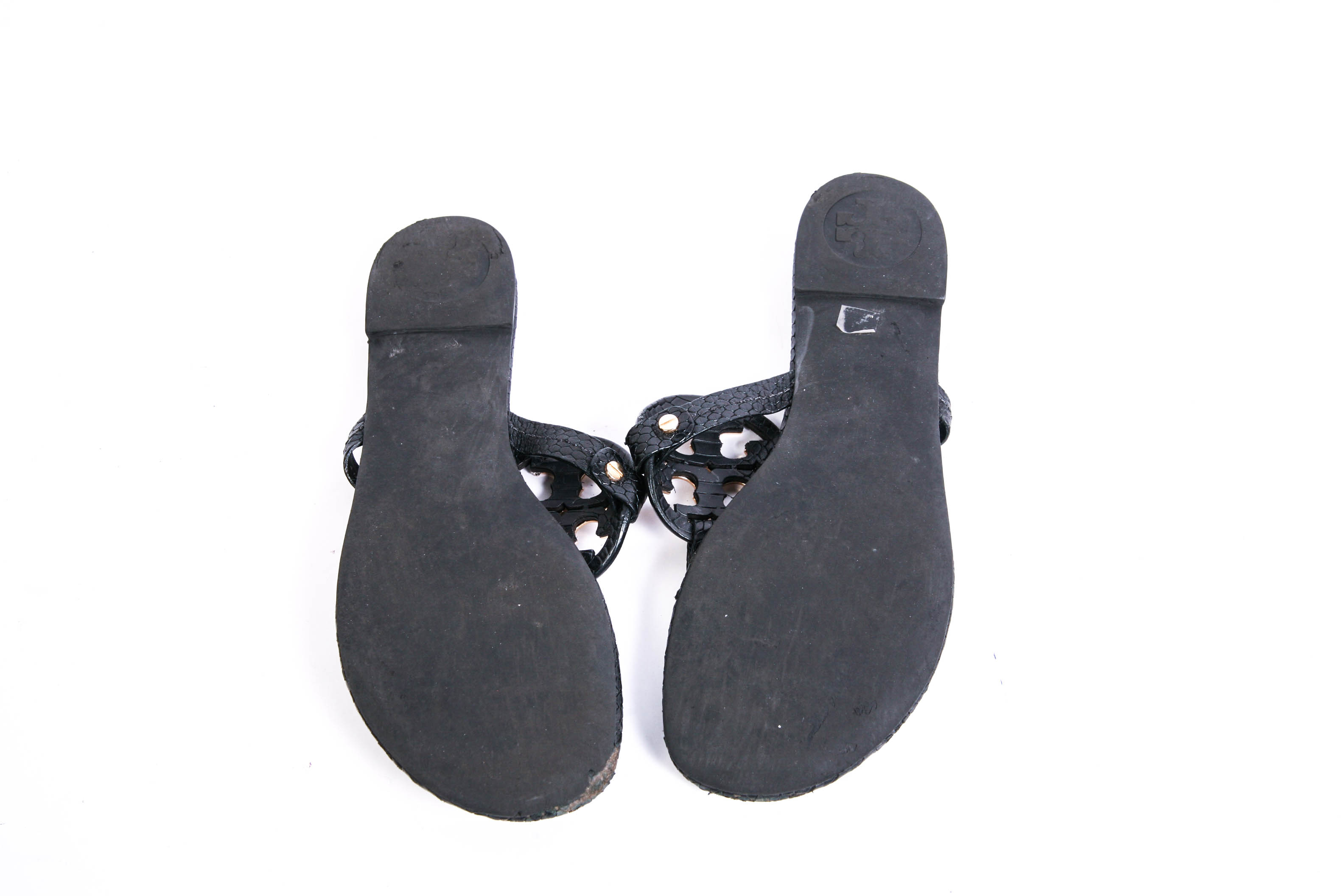 Tory Burch  "Miller"  Black  Sandals