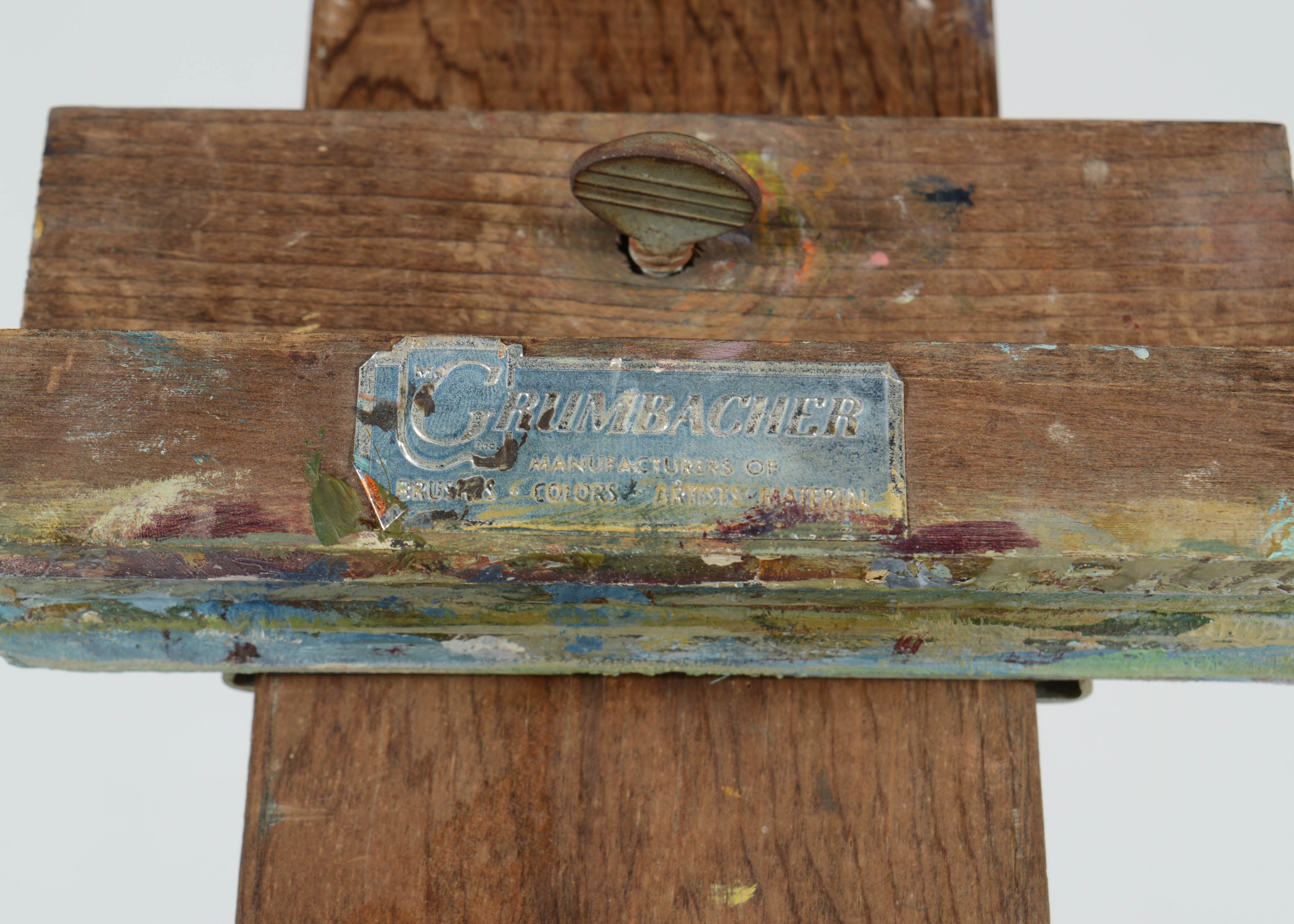Vintage Grumbacher Wooden Artist Easel