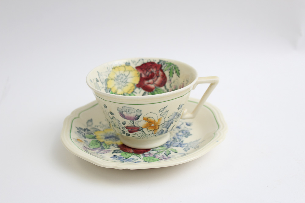 Assorted Collection of Teacups and Saucers