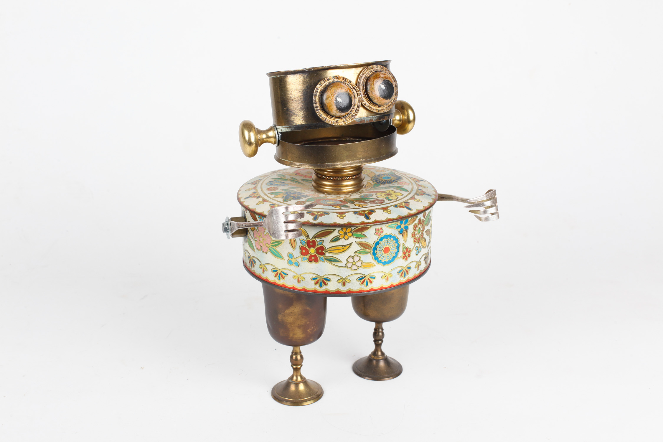 Handmade Robot Sculpture by Will Wagenaar