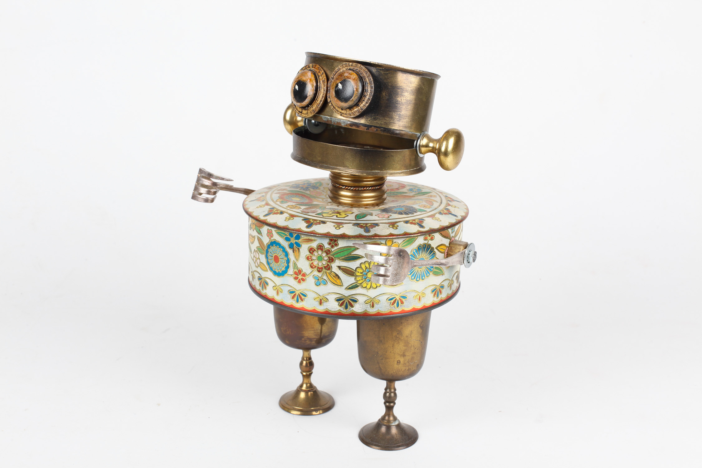 Handmade Robot Sculpture by Will Wagenaar