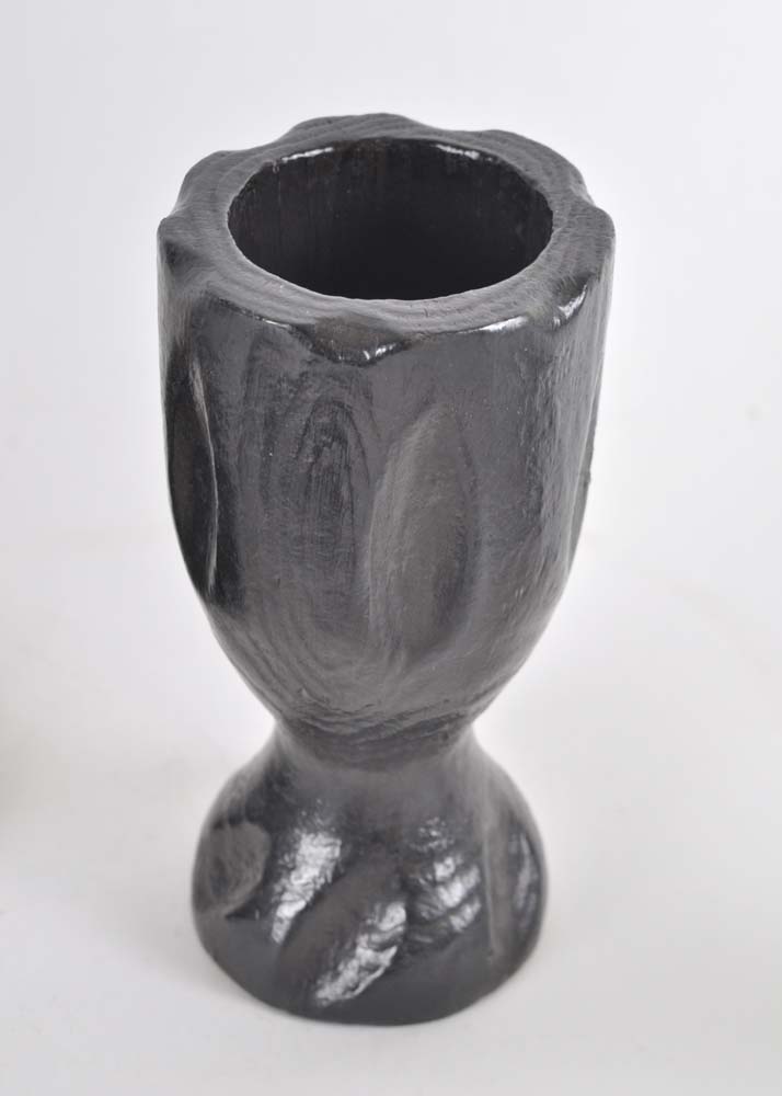 Grouping of Black Decorative Items