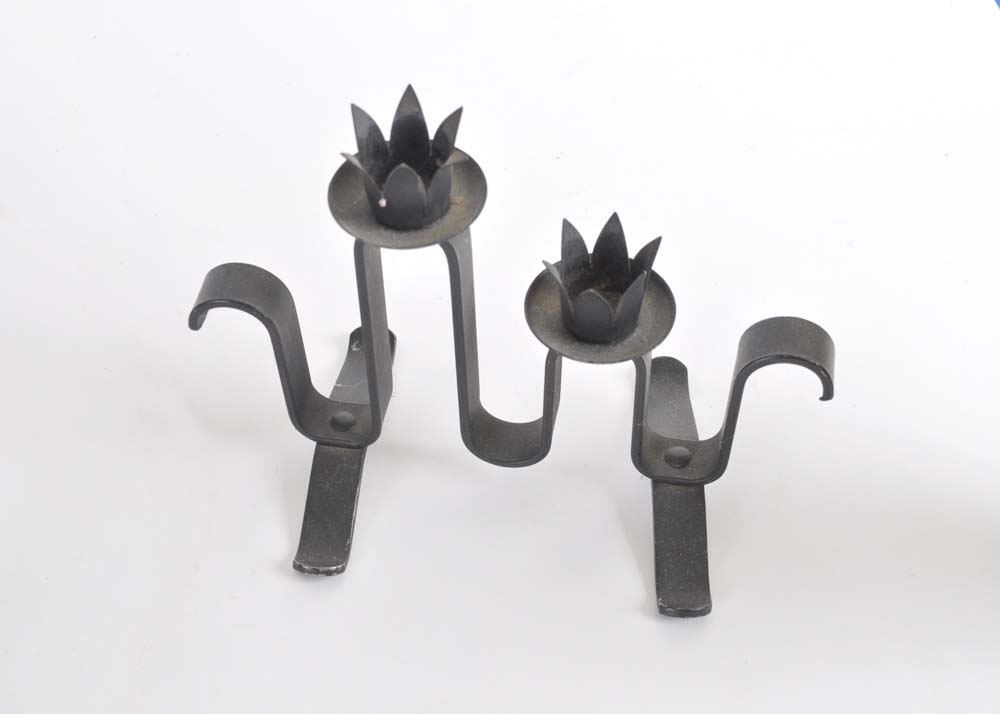 Grouping of Black Decorative Items