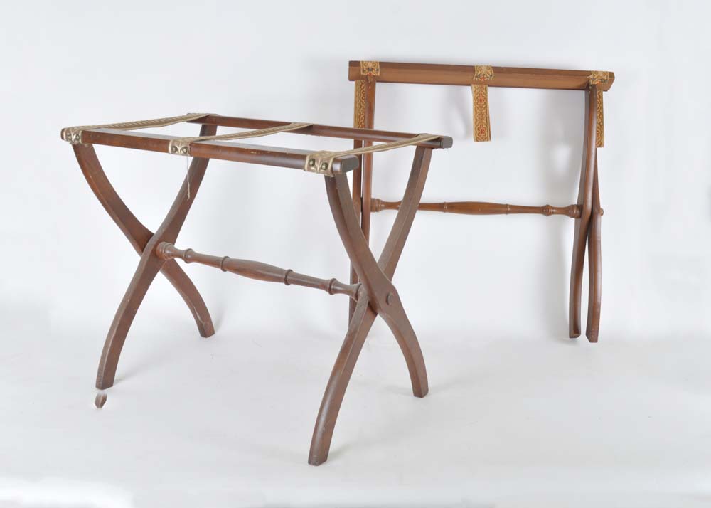 Pair of Luggage Stands