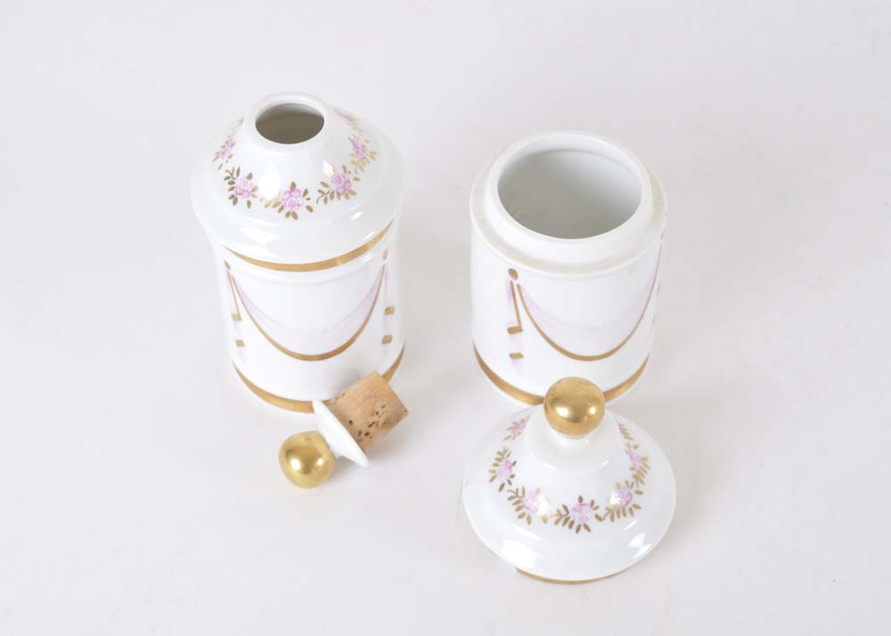 Hand Painted Andrea by Sadek Vanity Set