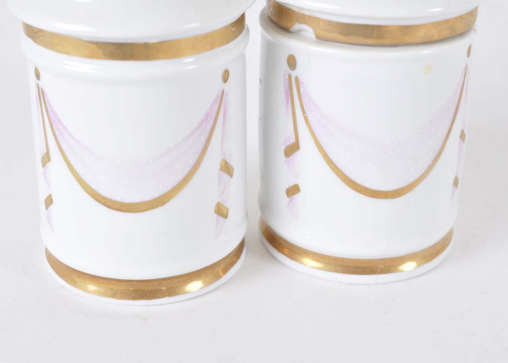 Hand Painted Andrea by Sadek Vanity Set