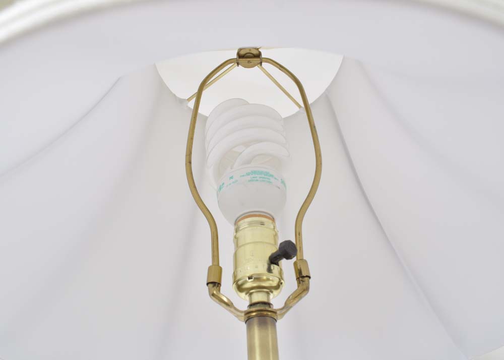 Matching Pair of Crystal Lamps