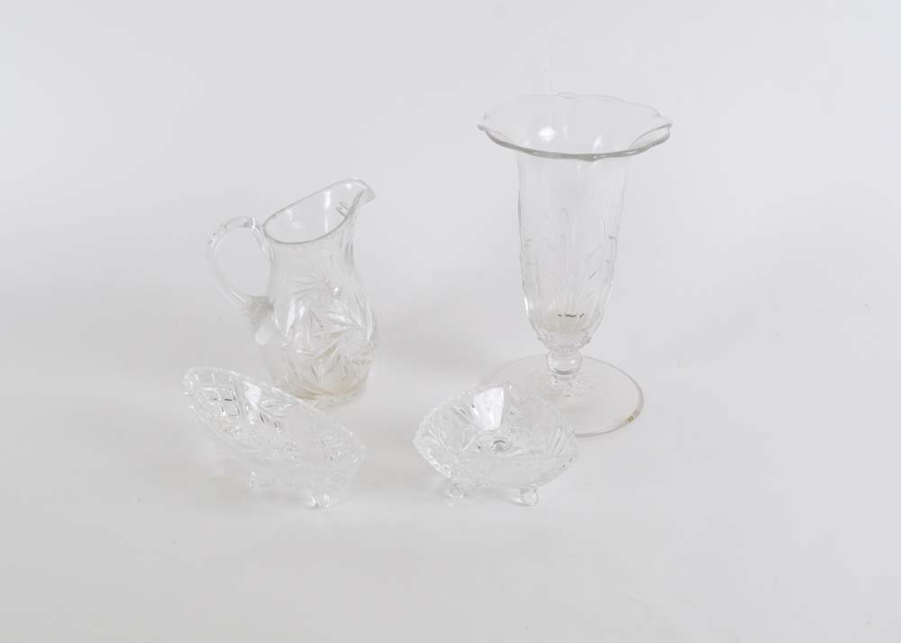 Quartet of Cyrstal Tableware