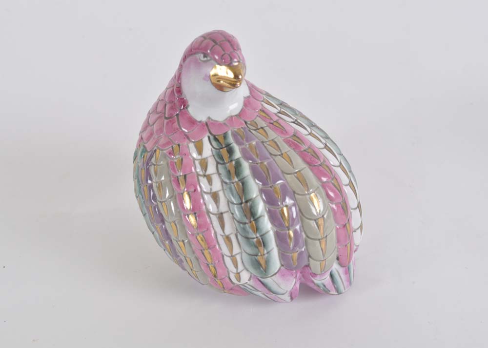 Quartet of Decorative Ceramic Birds