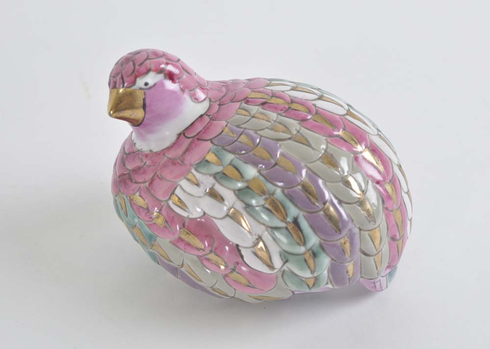 Quartet of Decorative Ceramic Birds