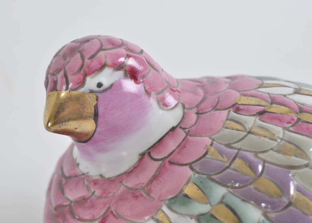 Quartet of Decorative Ceramic Birds
