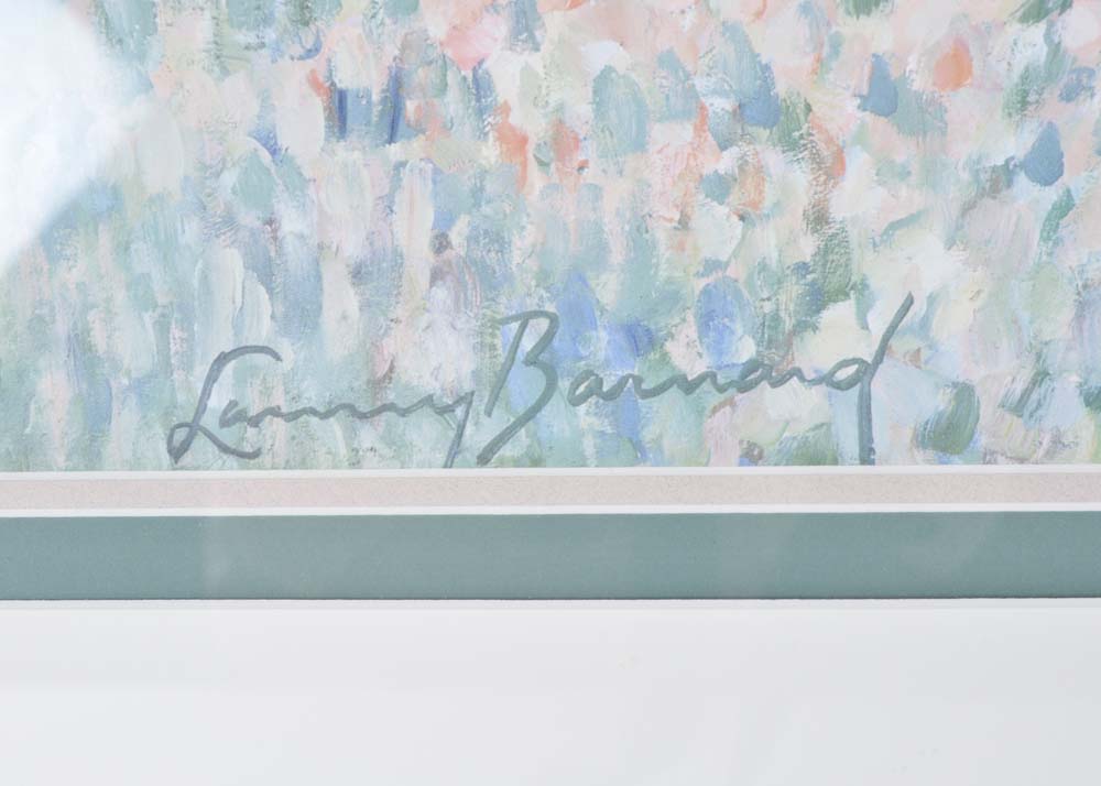 Framed Larry Barnard Offset Lithograph