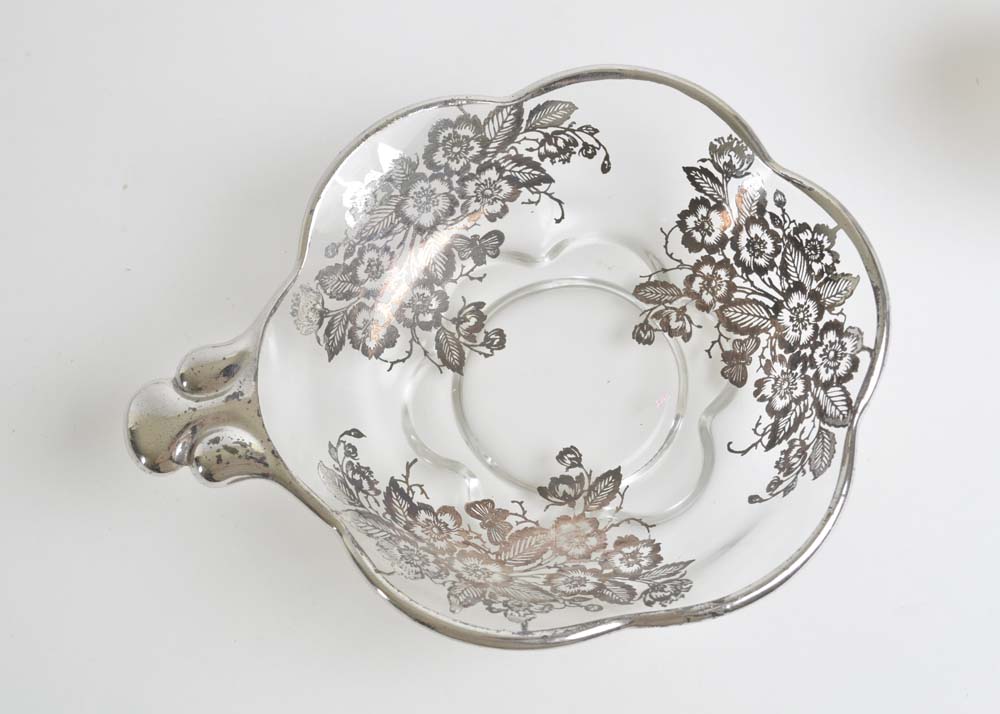 Large Assortment of Glass Serveware Including Fostoria and Fenton