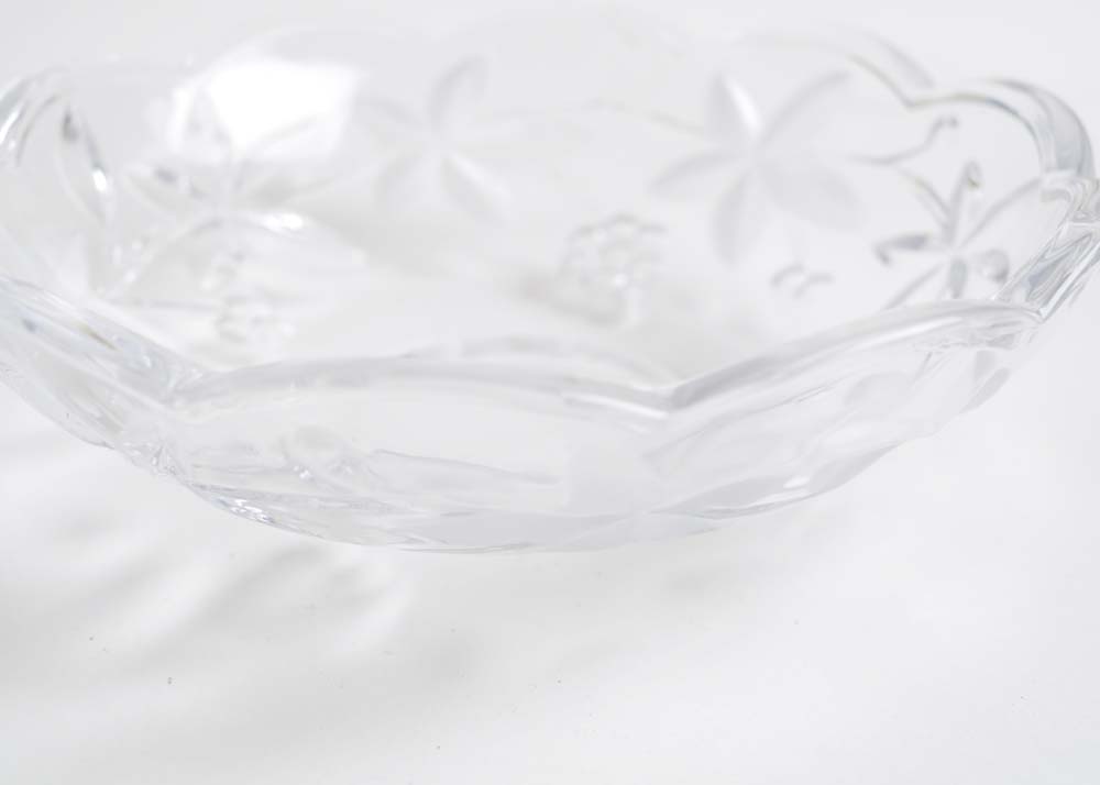 Large Assortment of Glass Serveware Including Fostoria and Fenton