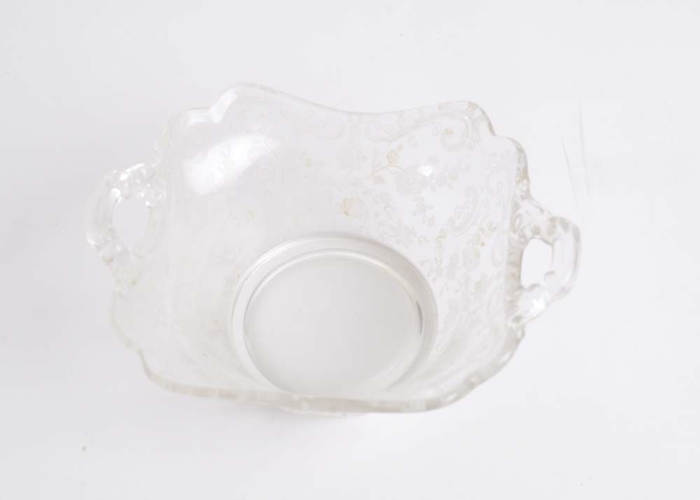 Large Assortment of Glass Serveware Including Fostoria and Fenton