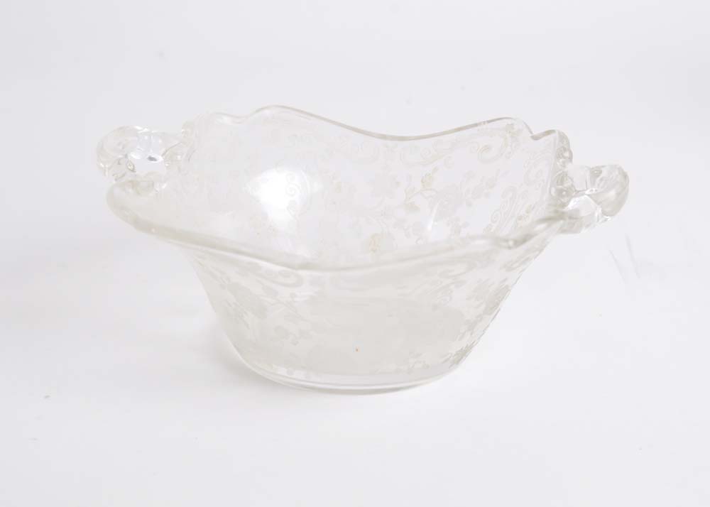 Large Assortment of Glass Serveware Including Fostoria and Fenton