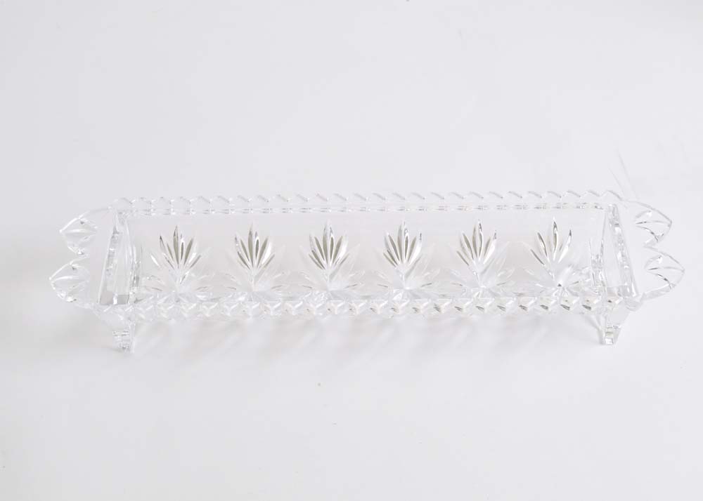 Large Assortment of Glass Serveware Including Fostoria and Fenton