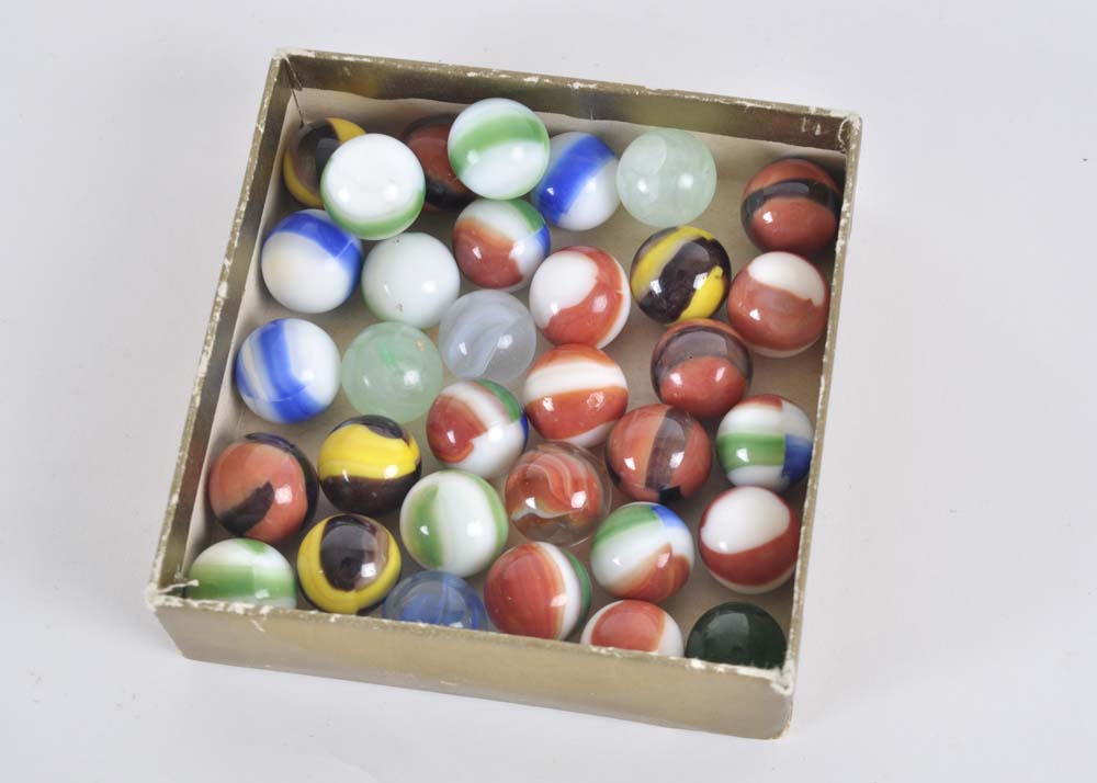 Box of Glass Marbles