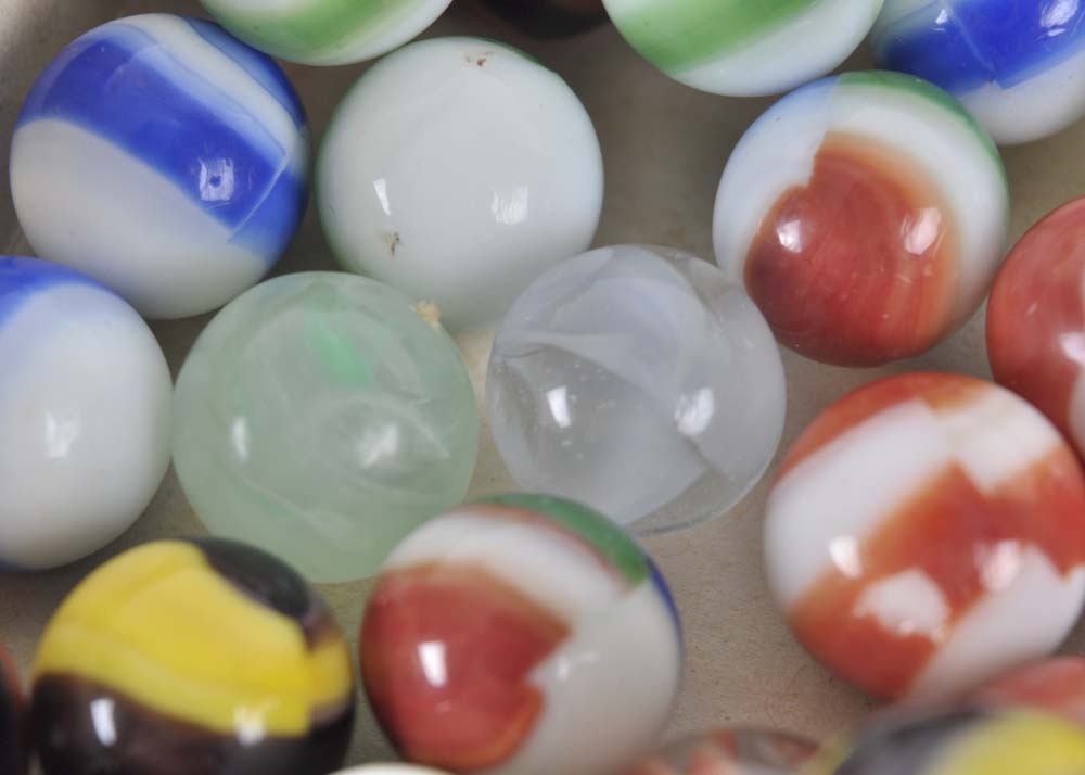 Box of Glass Marbles