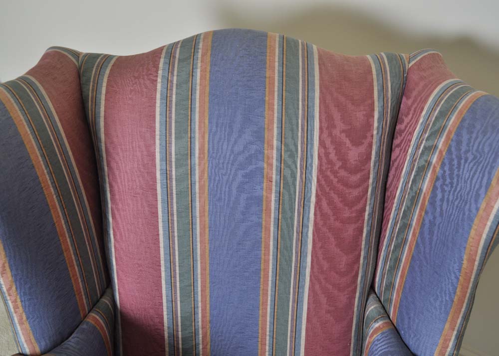 Chippendale Style Wing Back Chair