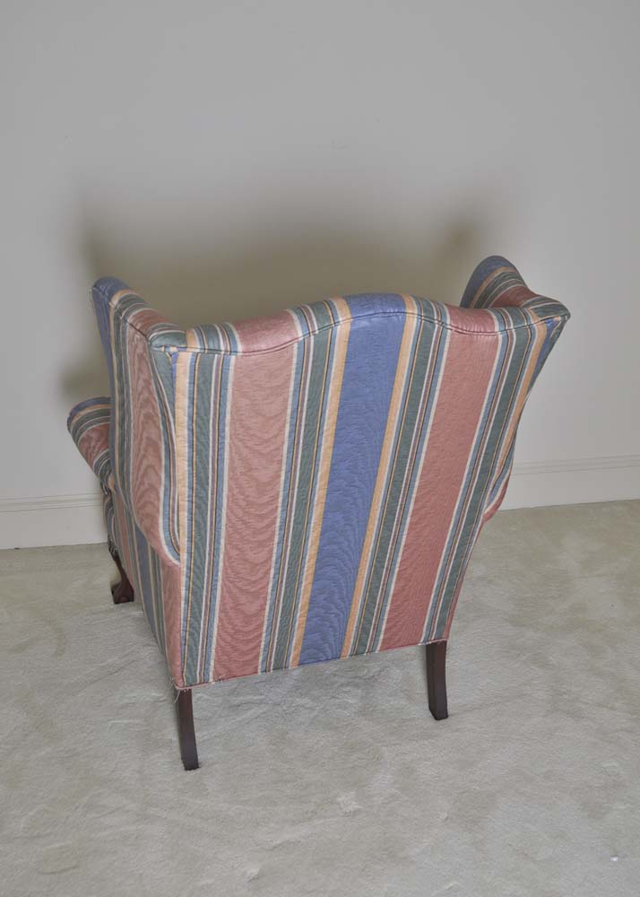 Chippendale Style Wing Back Chair