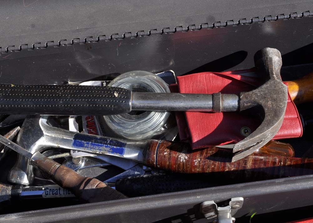 Collection of Hand Tools and Toolbox