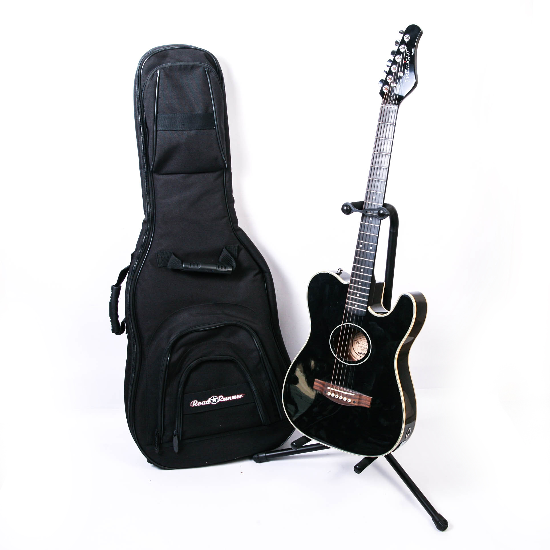 Optek Fretlight 400 Series Electric Guitar with Stand