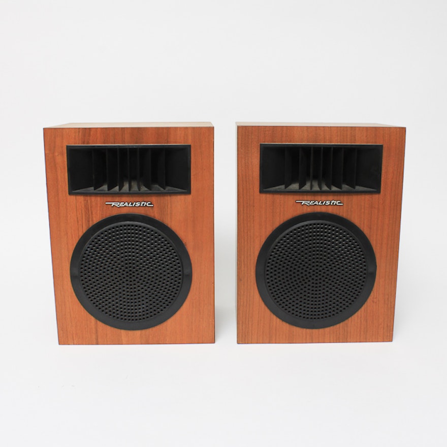 Pair of Vintage Radio Shack Realistic 40-255B Minimus-5 VGC Speakers