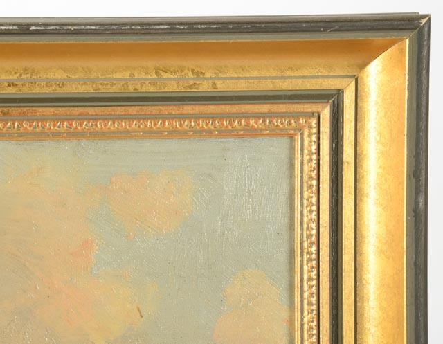 Ugo Maresca Oil Painting of Eastern European Landscape