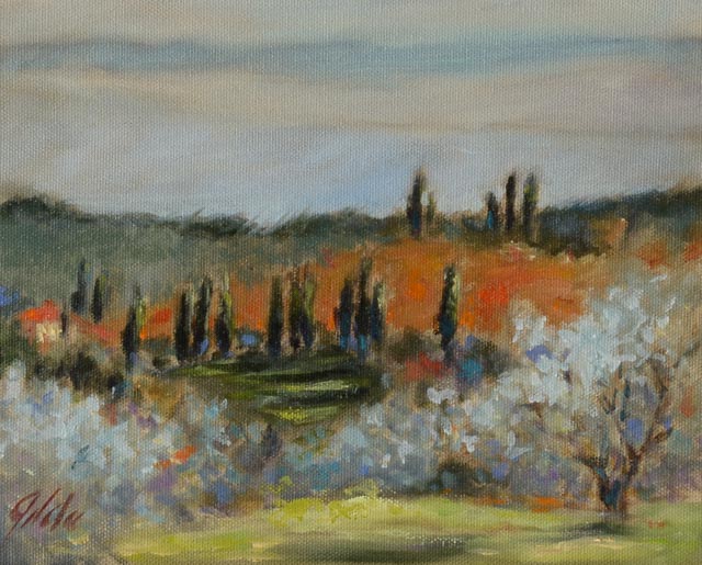 Gilda Horn Original Oil on Canvas Impressionist Landscape