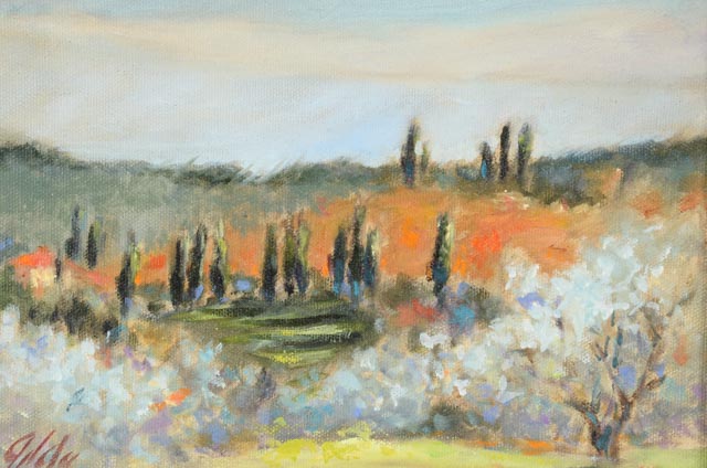 Gilda Horn Original Oil on Canvas Impressionist Landscape