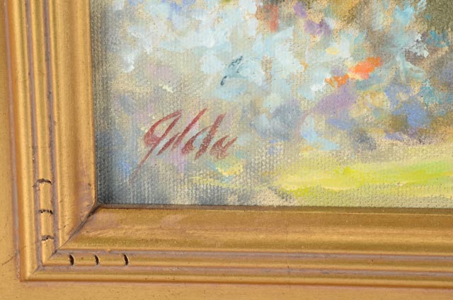 Gilda Horn Original Oil on Canvas Impressionist Landscape